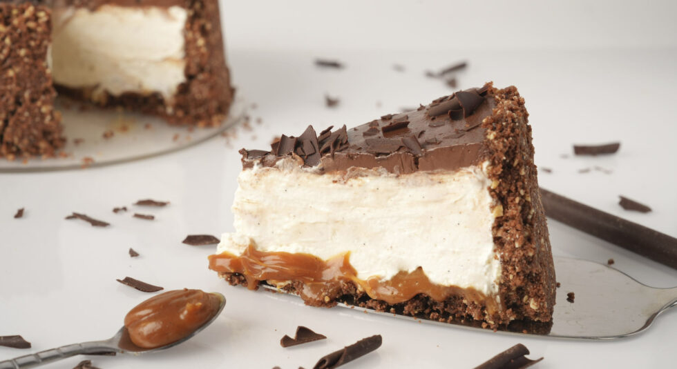 Cheesecake Vanille Caramel Et Chocolat Les Recettes De Vanessa